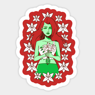 Flower Goddess Sticker